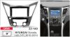 Рамка Hyundai Sonata, i-45 (YF) 2010-2014 для MFB дисплея 9" CARAV 22-140