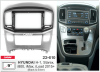 Рамка Hyundai H-1, Starex, i800, iLoad, iMax 2015+ MFB дисплея 9" CARAV 22-610 черная+ серебро