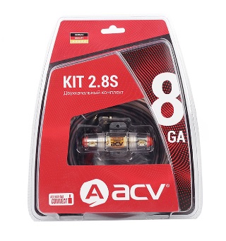 Кабельный набор ACV KIT2.8S (8GA, 2 канала)