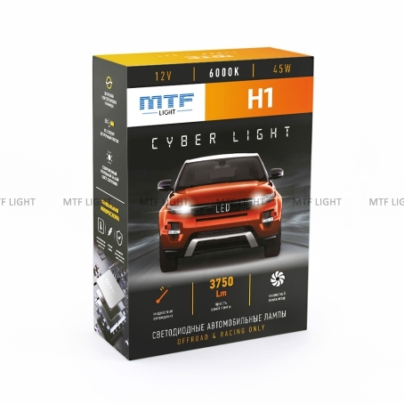 Лампа светодиодная MTF Cyber Light H1 6000K