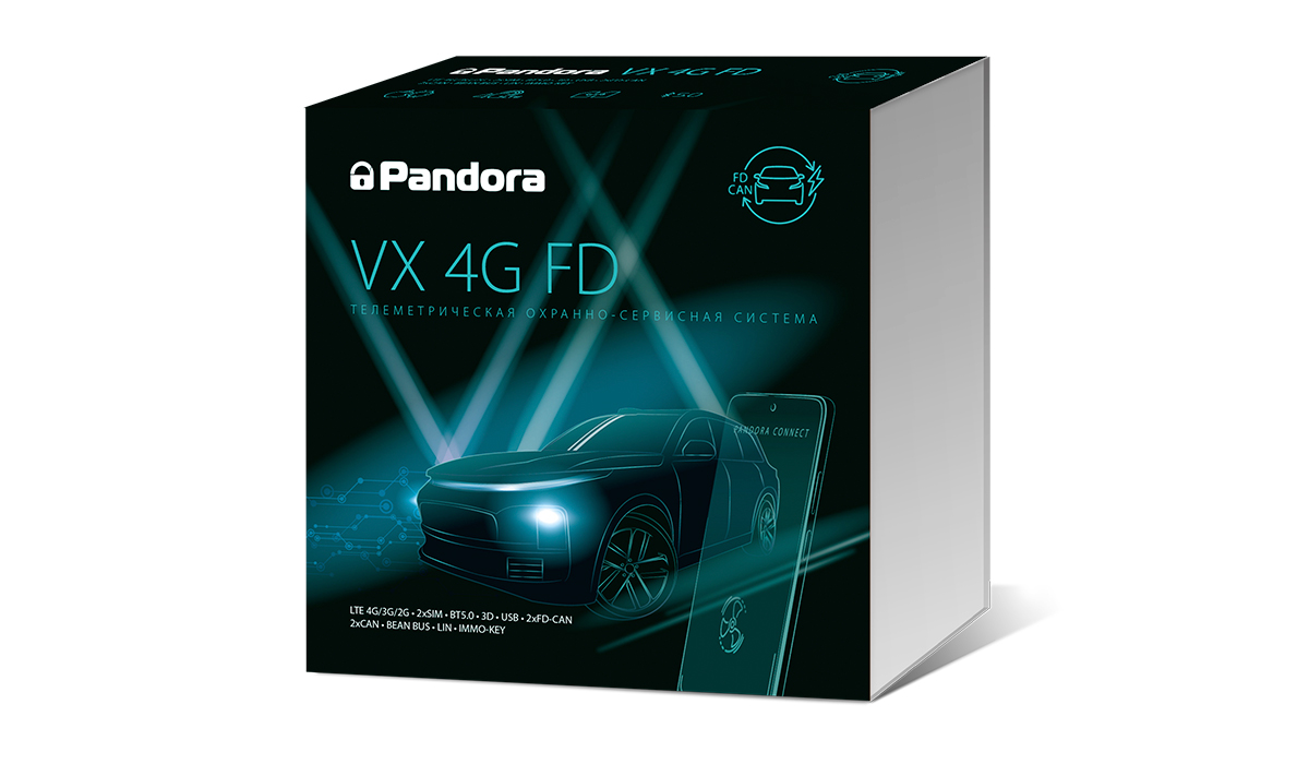 Автосигнализация Pandora VX-4G FD