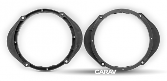 Кольцо установочное D16см (MAZDA/HAIMA/BESTURN, пластик) CARAV 14-040