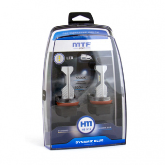 Лампа светодиодная MTF DYNAMIC BLUE H11/H8/H16 5500K