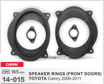 Кольцо установочное D16см (Toyota Camry 06-11, пластик) CARAV 14-015
