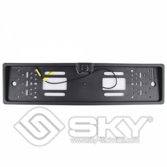 Рамка с камерой заднего вида SKY CA-LP-2BA черная