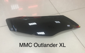 Защита фар MMC Outlander XL 07- темные