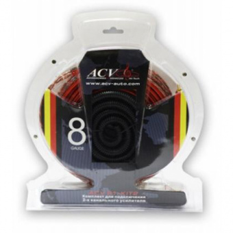 Кабельный набор ACV 21-KIT2-8 (8GA, 2 канала)