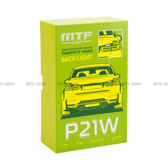 Лампа светодиодная MTF P21W BACK LIGHT в фонарь заднего хода арт.RL10P21W