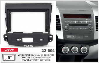 Рамка Mitsubishi Outlander XL для MBF магнитол 9" CARAV 22-004