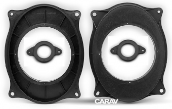 Кольцо установочное D16см (Toyota, овальные, пластик) CARAV 14-038