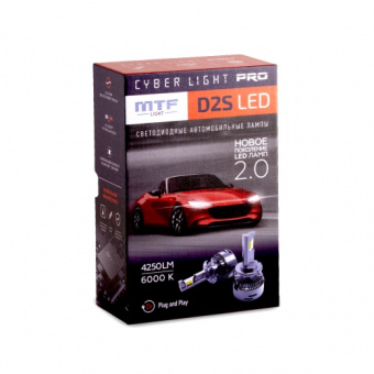 Лампа светодиодная MTF Cyber Light PRO D2S 6000K