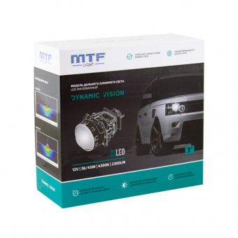 Линзы Bi-LED MTF Dynamic Vision (4300K, 36/45W, 3200Lm, 9-20V, Арт.:HL45K43)
