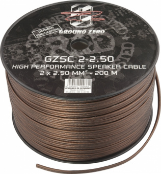Кабель акустический GROUND ZERO GZSC 2-2.50 12AWG