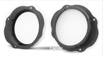 Кольцо установочное D16см (Ford, фронтальные, пластик) CARAV 14-001