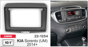 Рамка Kia Sorento 2014+ для MFB дисплея 10.1" CARAV 22-1254