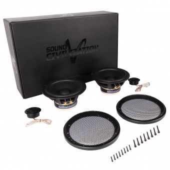 16: Акустика 2x компонентная Kicx Sound Civilization QD 6.2