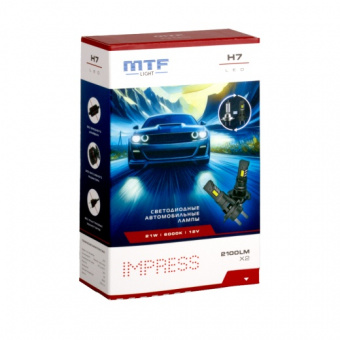 Лампа светодиодная MTF IMPRESS H7 6000K