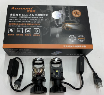 Линзы Bi-LED Aozoom H4 mini (1,4" дюйма)
