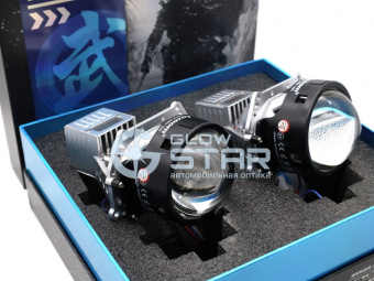 Линзы Bi-LED Aozoom Black Warrior New 2023 (ALPD 29) (3.0 дюйма, 2 чипа, 5500k)