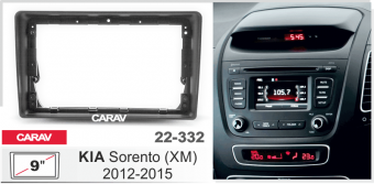 Рамка Kia Sorento 2012-2015 для MFB дисплея 9" CARAV 22-332