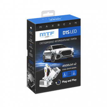 Лампа светодиодная MTF MaxBeam D1S 6000K