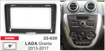 Рамка LADA Granta 2013-2017 для MFB дисплея 9" CARAV 22-620