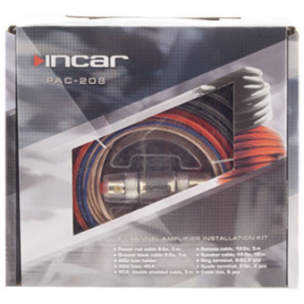 Кабельный набор Incar PAC-208 (8GA, 2 канала)
