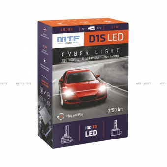 Лампа светодиодная MTF Cyber Light D1S 6000K